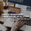 Content Management (1 Month plan, Up to 10 hrs)