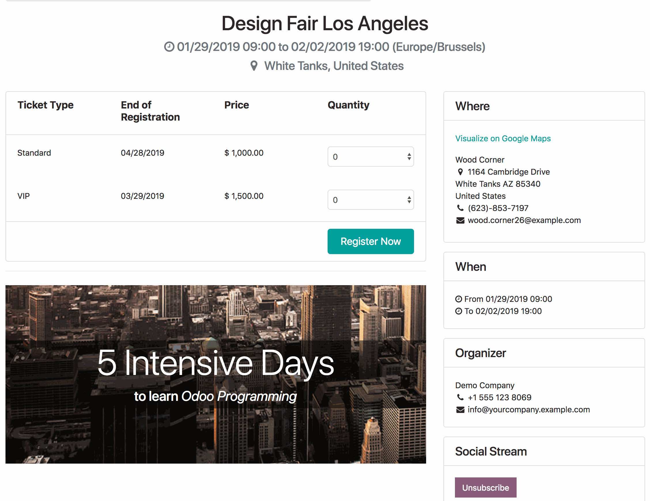 Events-Registration