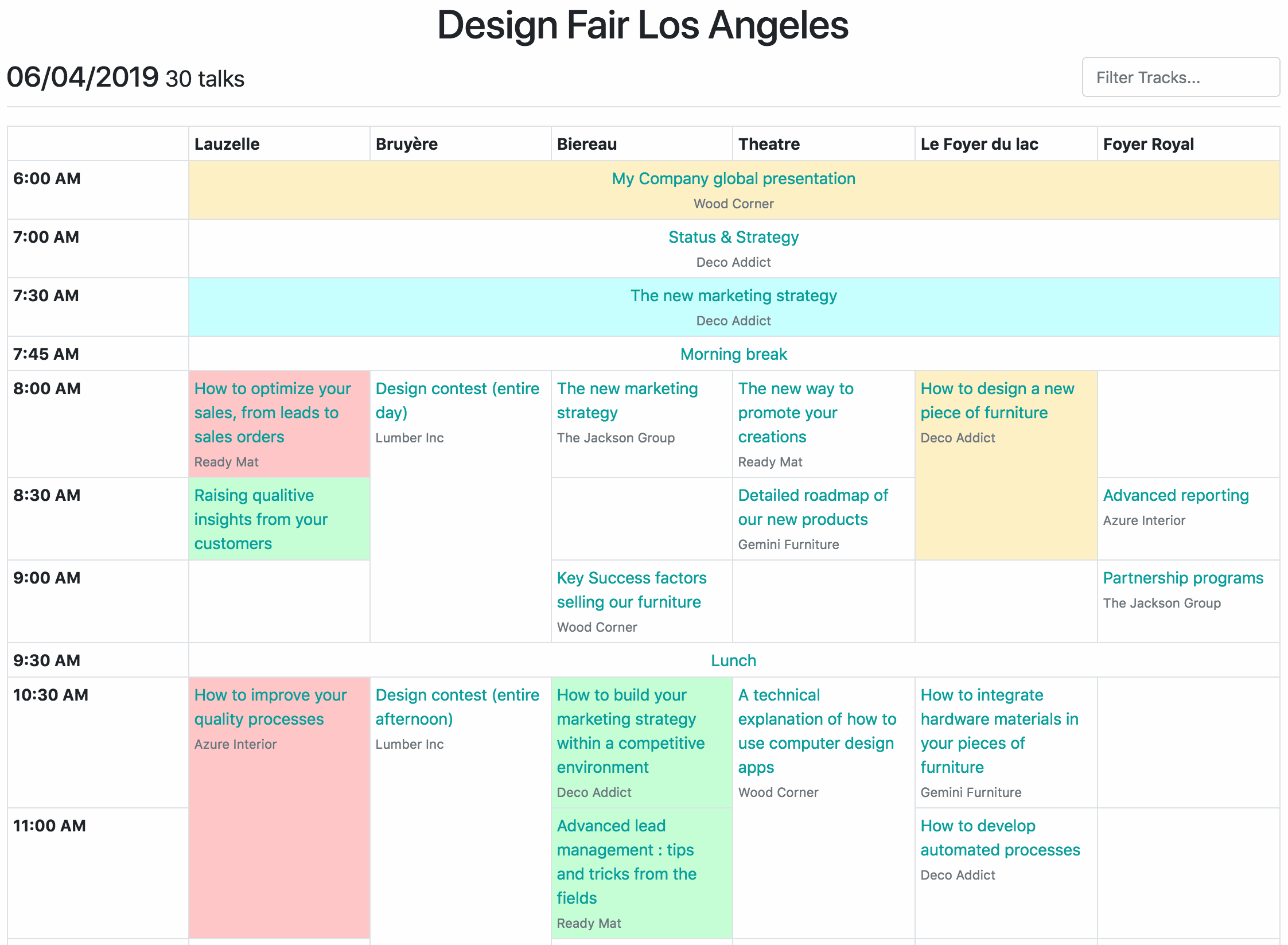 Events-Schedule